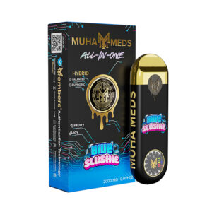 Moha meds Blue Slushie Disposable Vape, Hybrid, 2g