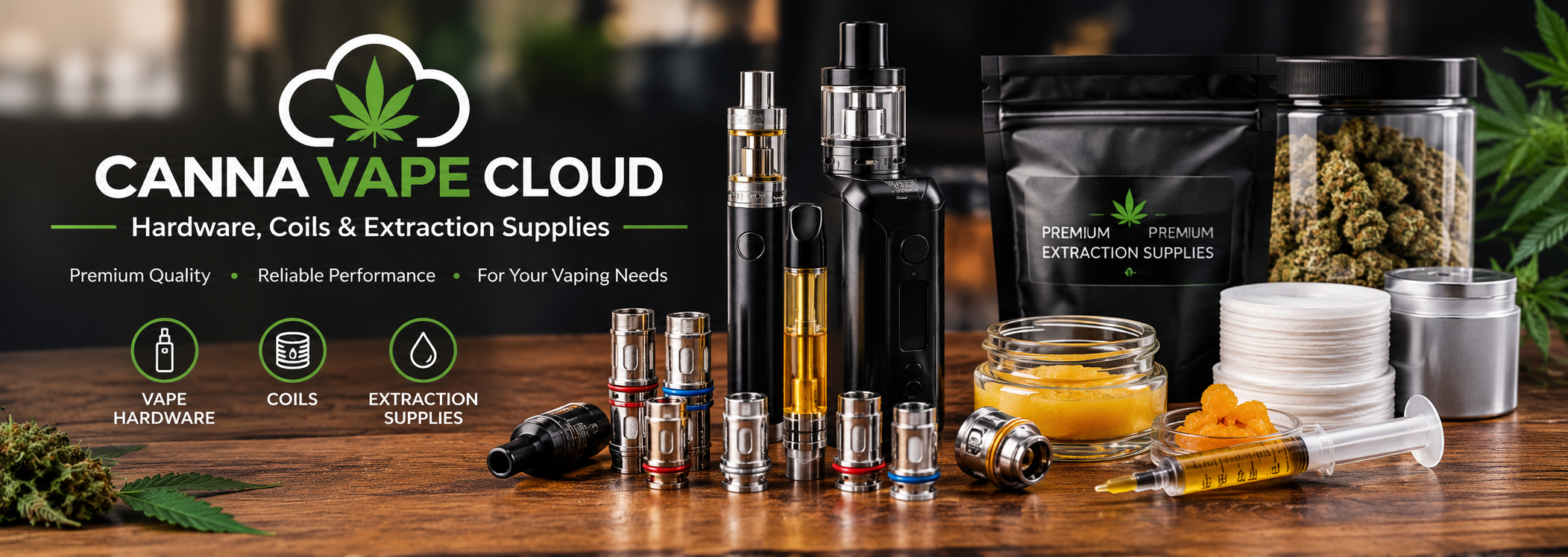 Canna Vape Cloud: Hardware, Coils & Extraction Supplies